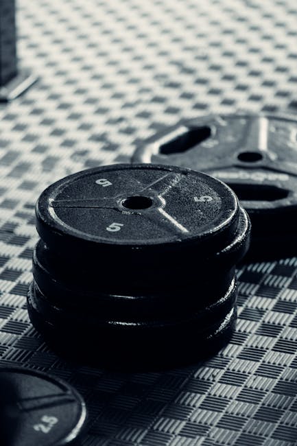 Weight plates representing a strong financial core
